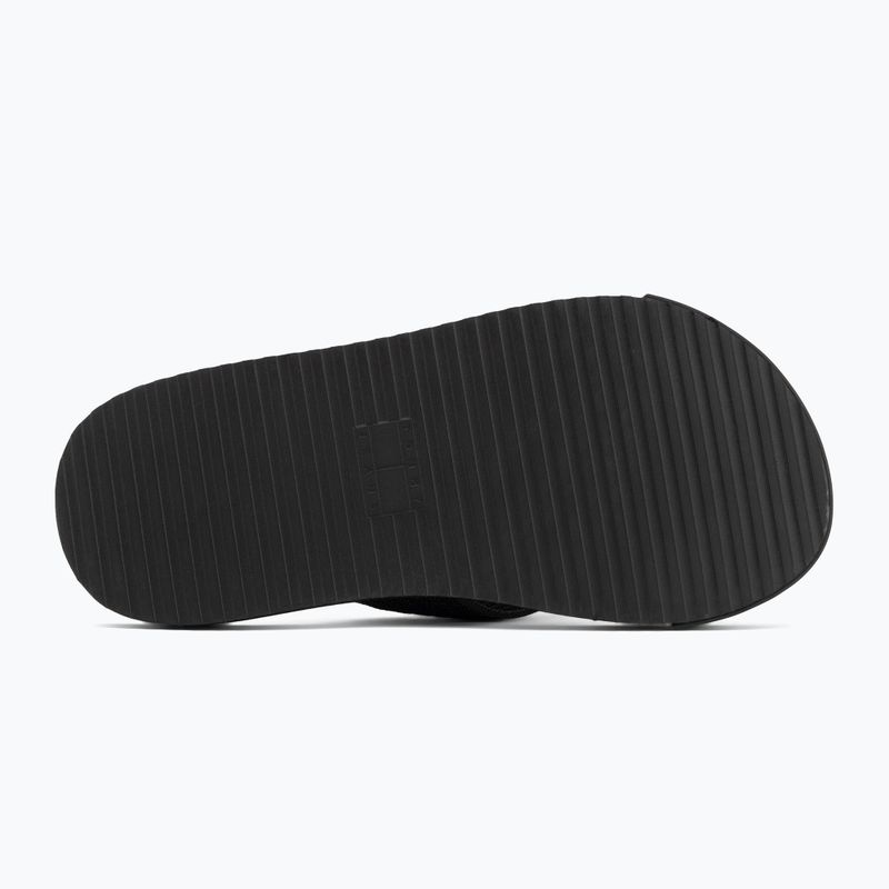 Papuci pentru bărbați Tommy Jeans Elevated Beach Sandal black 4