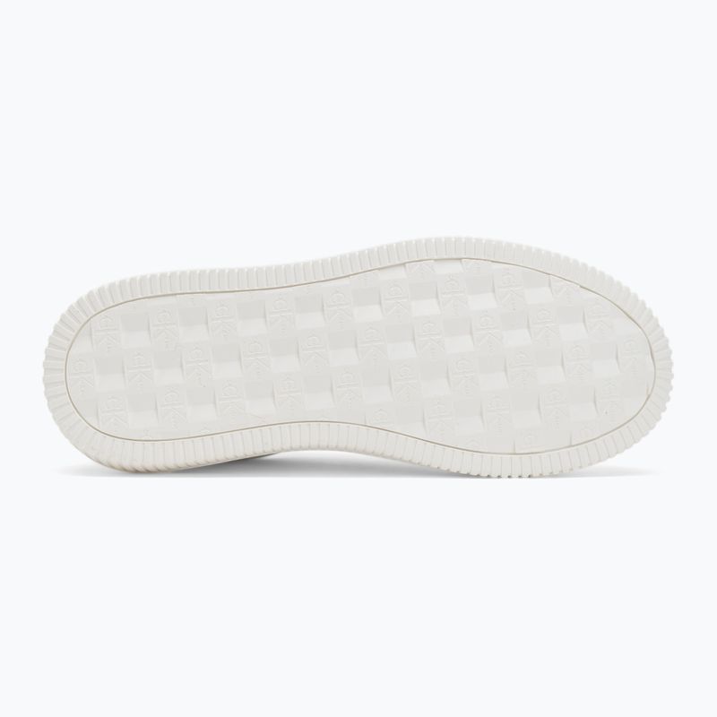 Încălțăminte pentru bărbați Calvin Klein YM0YM00681 Chunky Cupsole Monologo Lth triple bright white/rock ridge 4