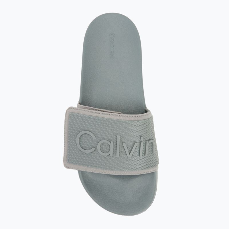 Papuci pentru bărbați  Calvin Klein HM0HM01437 Adj Pool Slide TPU granite road 5