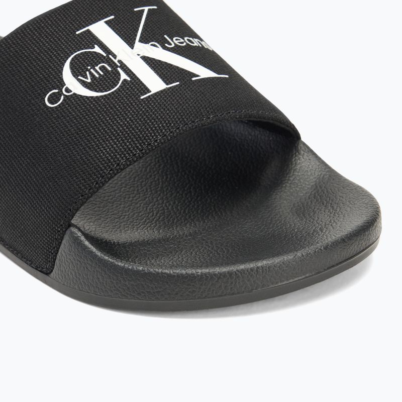 Papuci pentru bărbați  Calvin Klein YM0YM01271 Slide Monogram Cv black/bright white 7