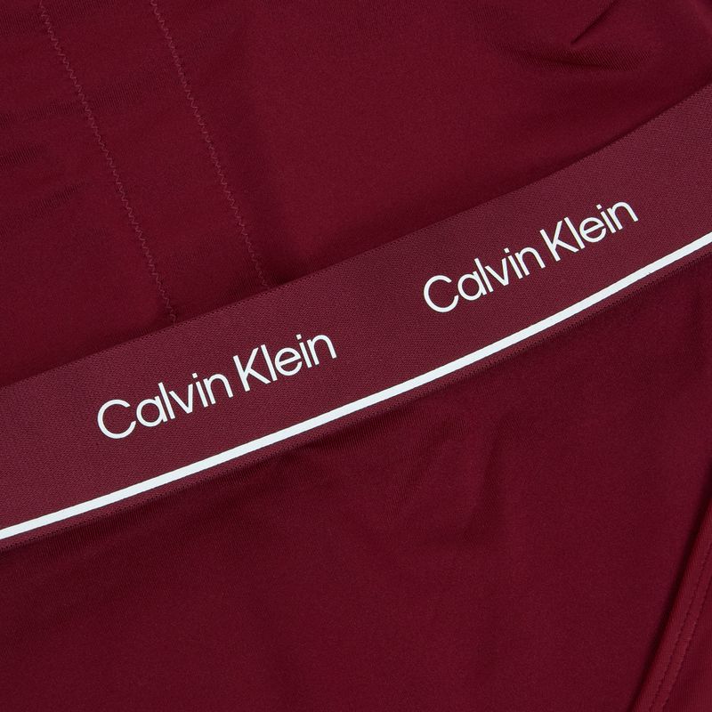 Costum de baie dintr-o piesă pentru femei Calvin Klein KW0KW02733 High Neck - RP plum gaze 3
