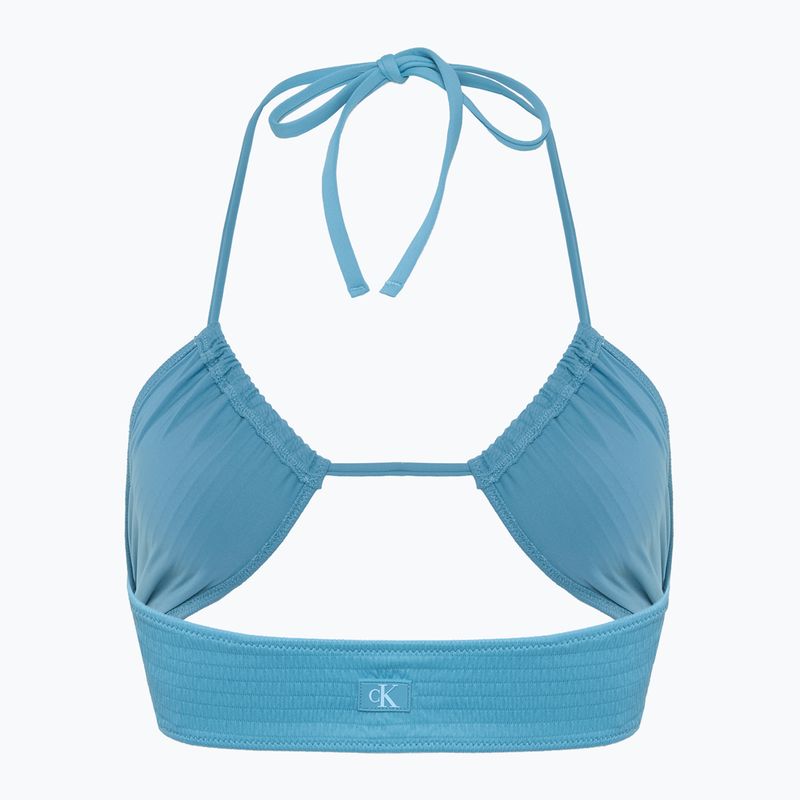 Costum de baie top Calvin Klein KW0KW02726 Bralette adriatic blue 2