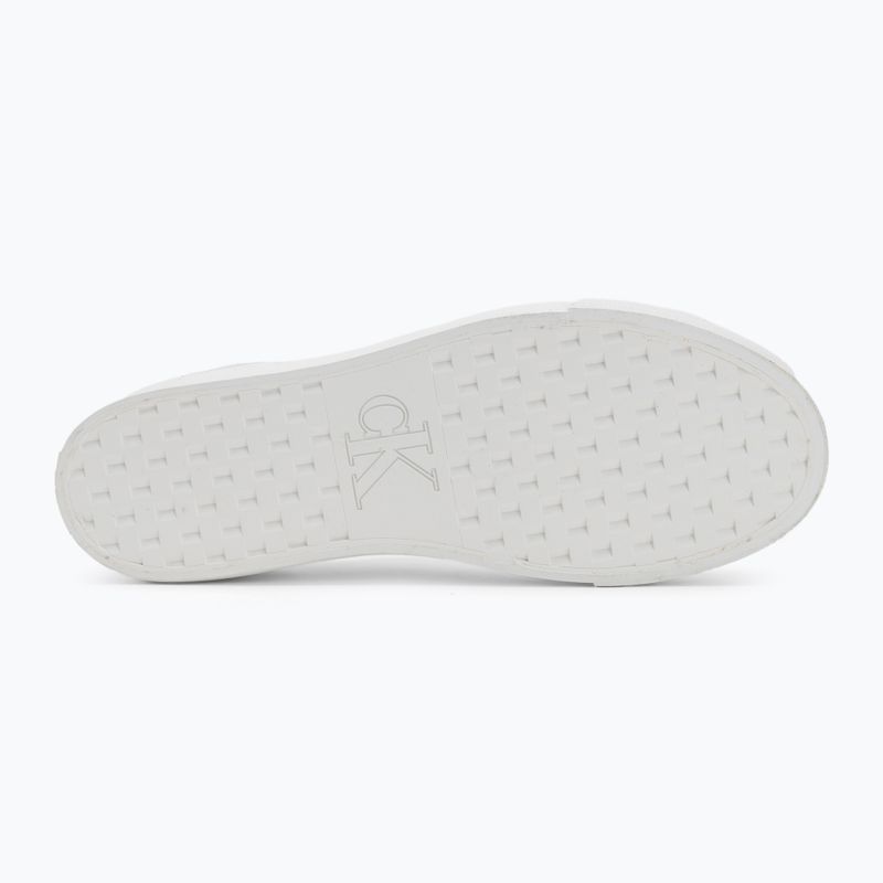 Încălțăminte pentru femei Calvin Klein YW0YW01763 Vulc Flatform Low Cv MG triple bright white 4