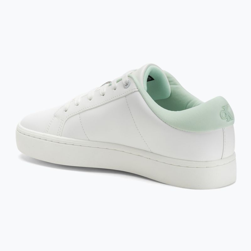 Încălțăminte pentru femei  Calvin Klein YW0YW01444 Classic Cupsole Lowlaceup Lth Wn bright white/moonlight jade 3