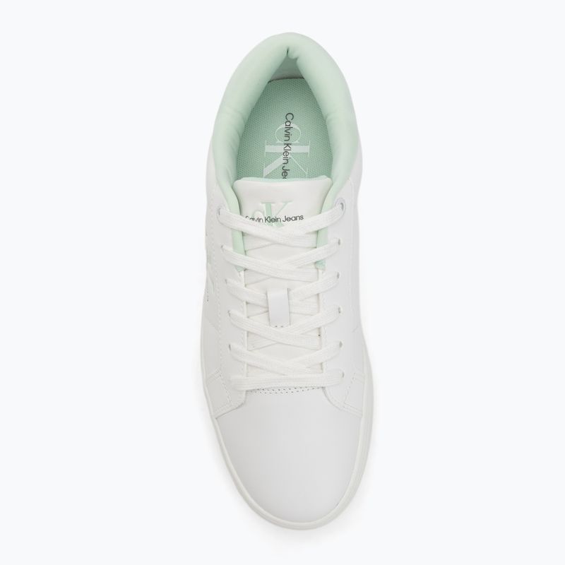 Încălțăminte pentru femei  Calvin Klein YW0YW01444 Classic Cupsole Lowlaceup Lth Wn bright white/moonlight jade 5