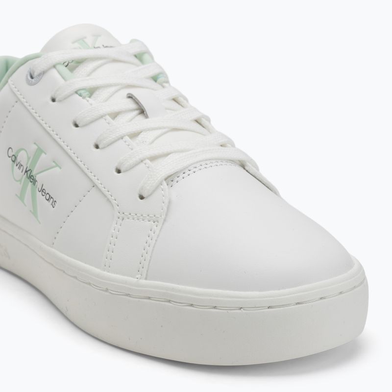 Încălțăminte pentru femei  Calvin Klein YW0YW01444 Classic Cupsole Lowlaceup Lth Wn bright white/moonlight jade 7