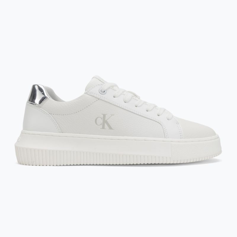 Încălțăminte pentru femei  Calvin Klein YW0YW01769 Chunky Cupsole Low Mg bright white/silver 2