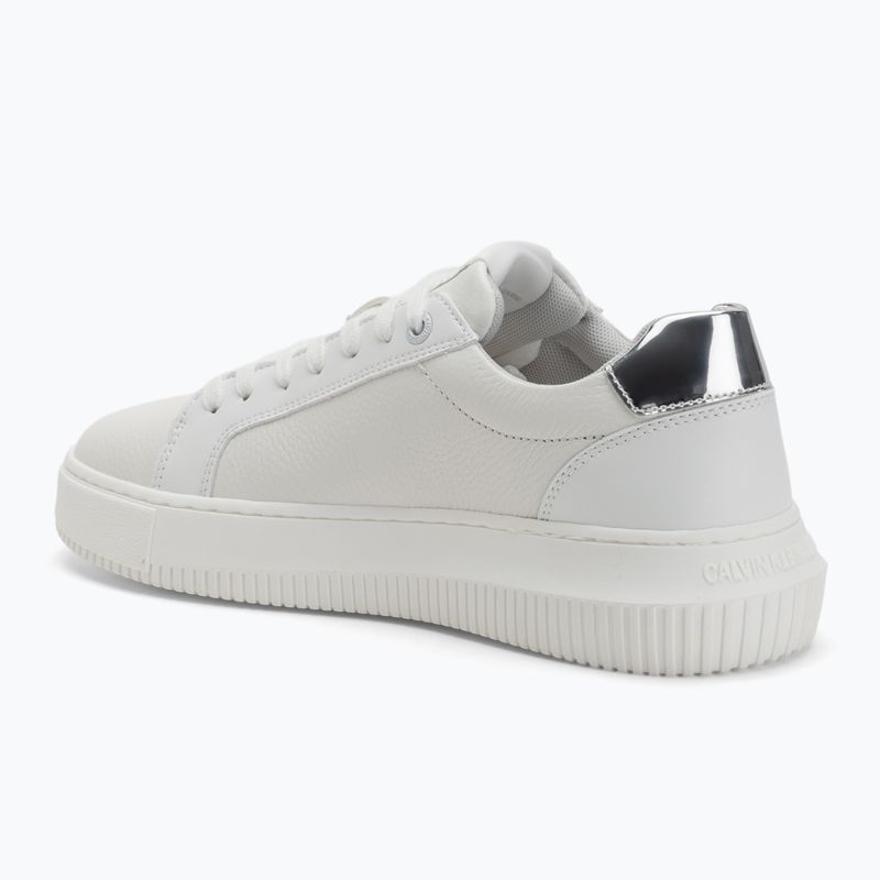 Încălțăminte pentru femei  Calvin Klein YW0YW01769 Chunky Cupsole Low Mg bright white/silver 3