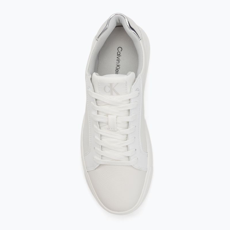 Încălțăminte pentru femei  Calvin Klein YW0YW01769 Chunky Cupsole Low Mg bright white/silver 5