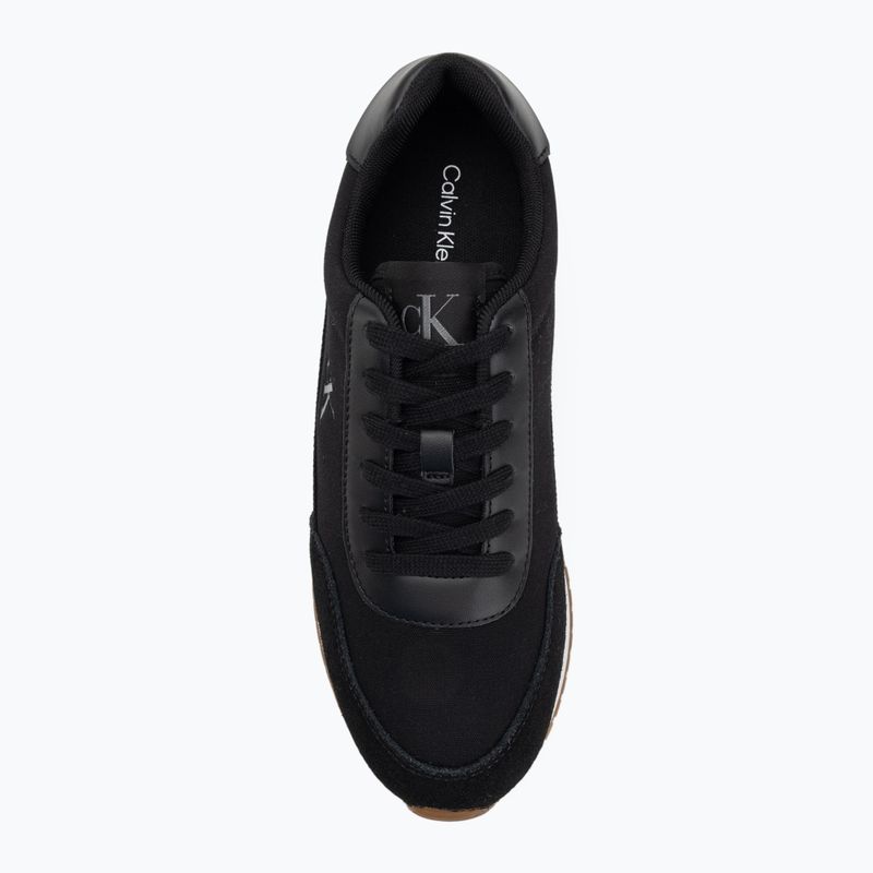 Încălțăminte pentru femei  Calvin Klein YW0YW01888 Retro Runner Low Laceup Canvas black/bright white 5