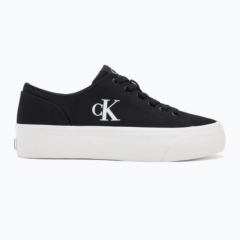 Încălțăminte pentru femei Calvin Klein YW0YW01763 Vulc Flatform Low Cv MG black/bright white 2
