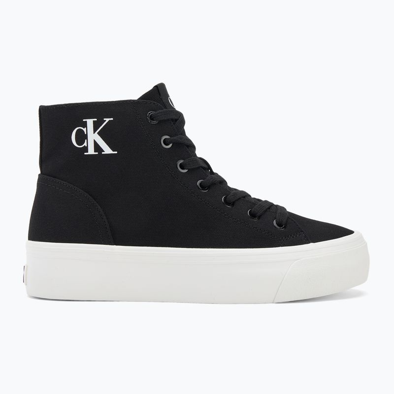 Încălțăminte pentru femei Calvin Klein YW0YW01764 Vulc Flatform Mid Cv Mg black/bright white 2