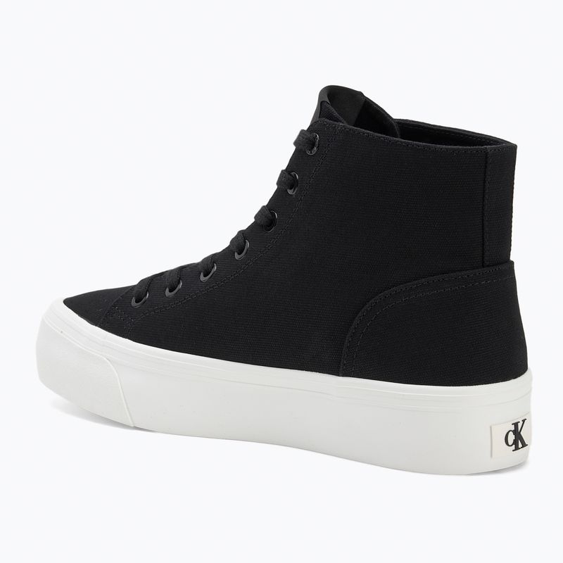 Încălțăminte pentru femei Calvin Klein YW0YW01764 Vulc Flatform Mid Cv Mg black/bright white 3