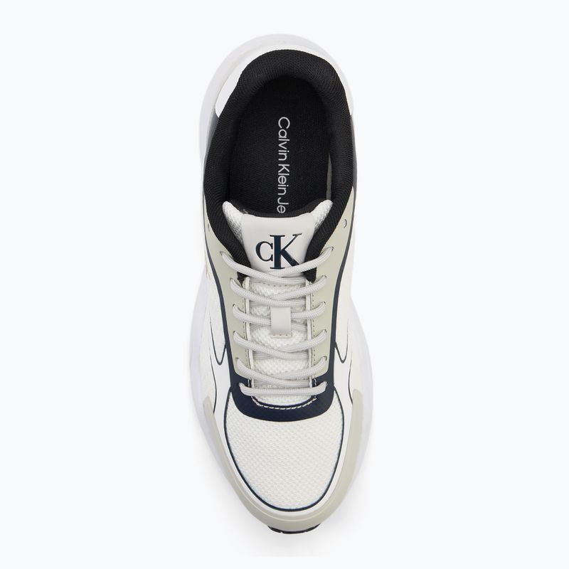 Încălțăminte pentru femei  Calvin Klein YW0YW01887 Retro Tennis Knit Mg bright white/silver bich/navy 5