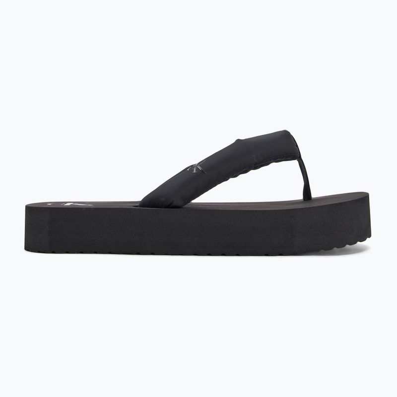 Încălțăminte pentru femei Calvin Klein YW0YW01723 Beach Sandal Flatform Ttxr Satin triple black 2