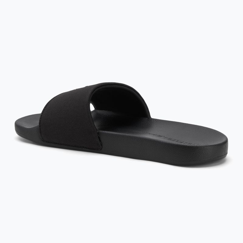 Papuci pentru femei Calvin Klein YW0YW01713 Slide Monogram Hardware triple black 3