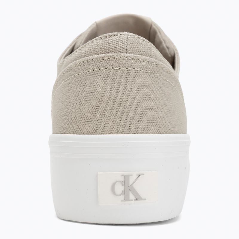 Încălțăminte pentru femei Calvin Klein YW0YW01763 Vulc Flatform Low Cv MG eggshell/creamy white 6
