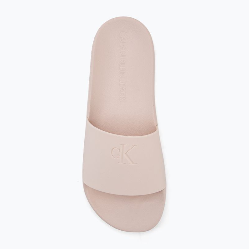 Papuci pentru femei Calvin Klein YW0YW01715 Slide Monogram Tpu whisper pink 5