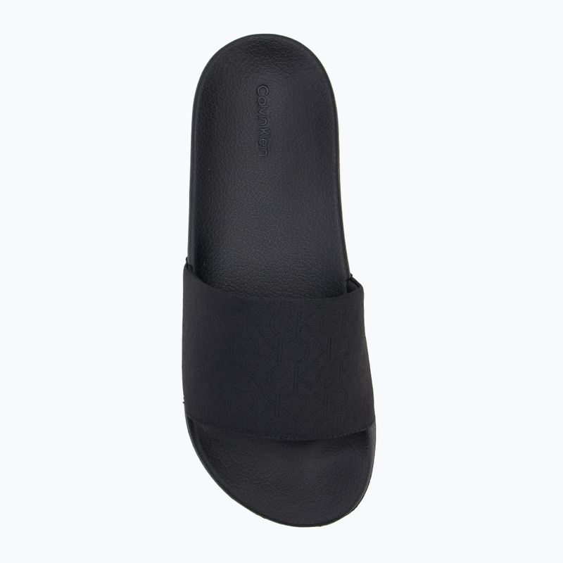 Papuci pentru femei Calvin Klein HW0HW02420 Pool Slide - Jacq black 5