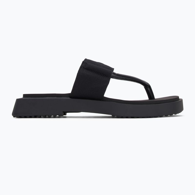 Încălțăminte pentru femei Calvin Klein YW0YW01717 Sq Low Wedge Sandal Rope triple black 2