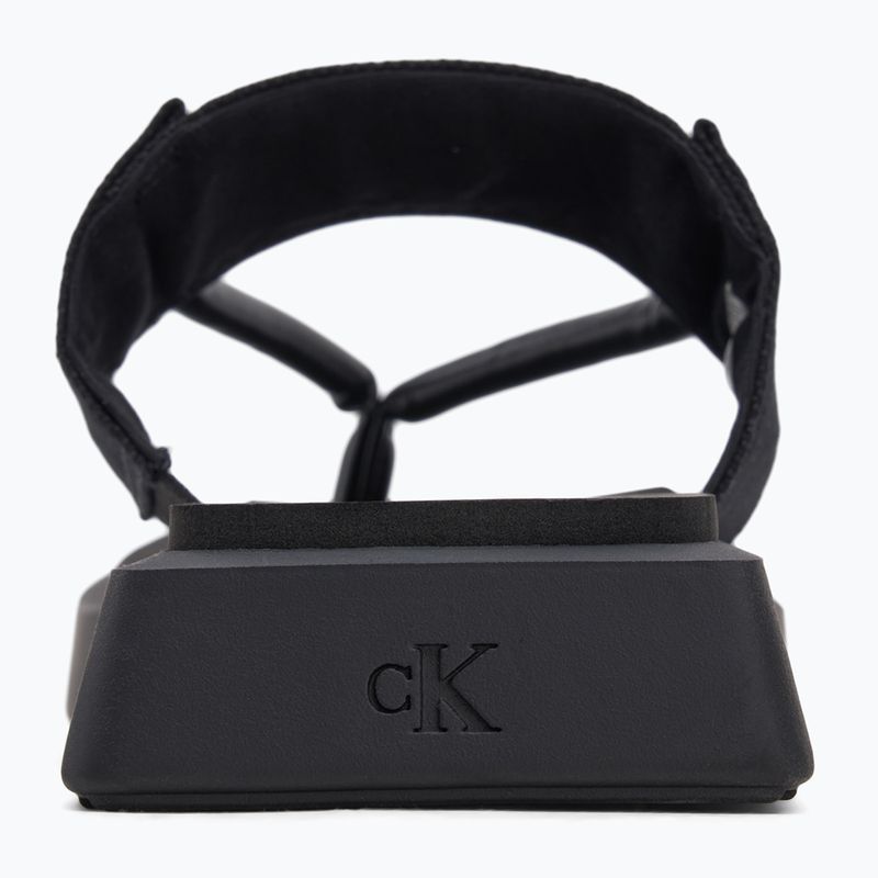 Încălțăminte pentru femei Calvin Klein YW0YW01717 Sq Low Wedge Sandal Rope triple black 6