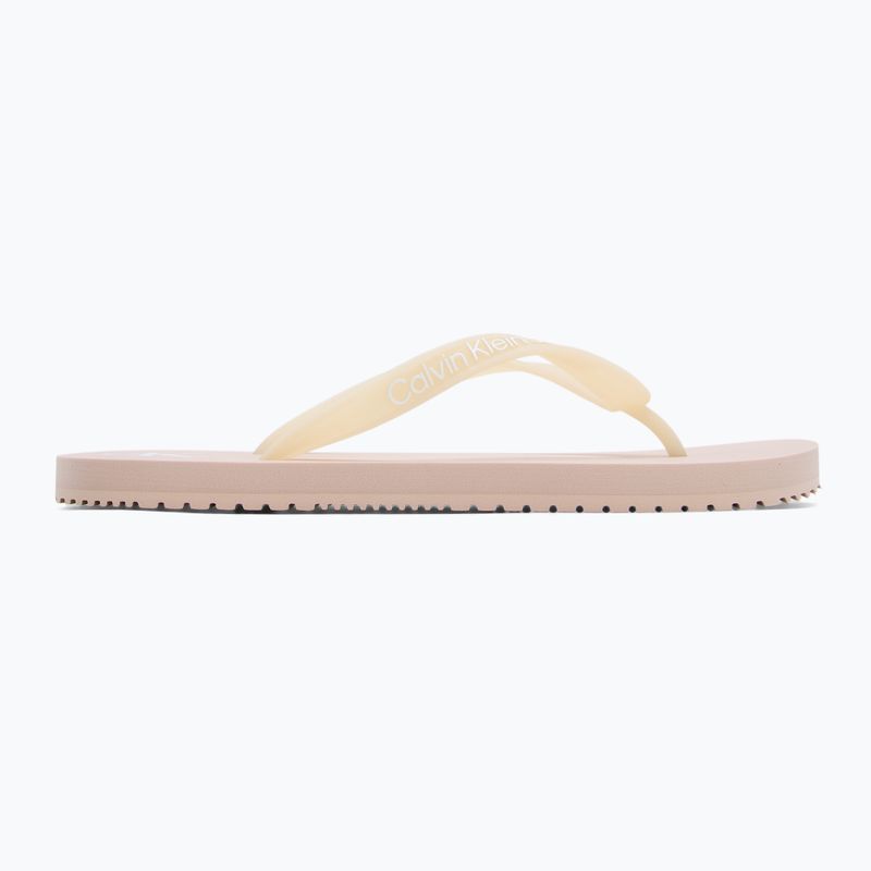 Încălțăminte pentru femei Calvin Klein YW0YW01829 Beach Sandal Transparent Tpu whisper pink/bright white 2
