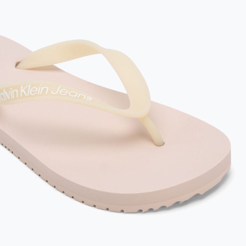 Încălțăminte pentru femei Calvin Klein YW0YW01829 Beach Sandal Transparent Tpu whisper pink/bright white 7