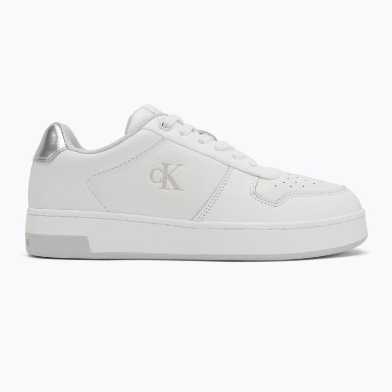 Încălțăminte pentru femei  Calvin Klein YW0YW01765 Basket Cupsole Low Mg bright white/silver 2