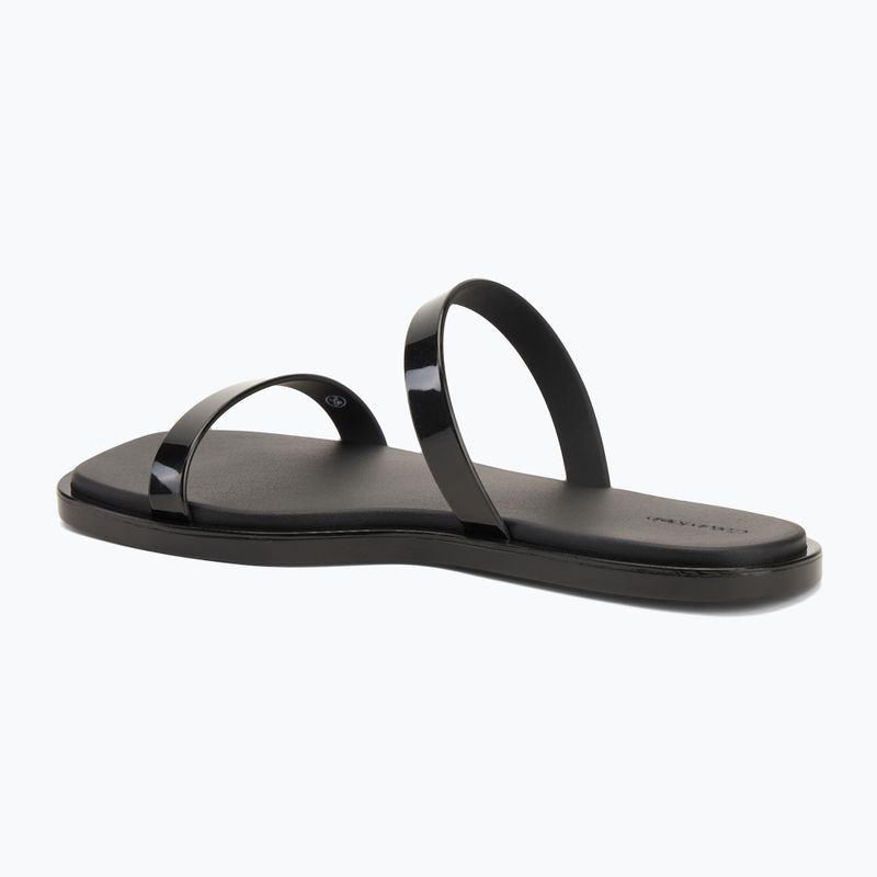 Papuci pentru femei Calvin Klein HW0HW02417 Double Bar Slide - Jelly black 3