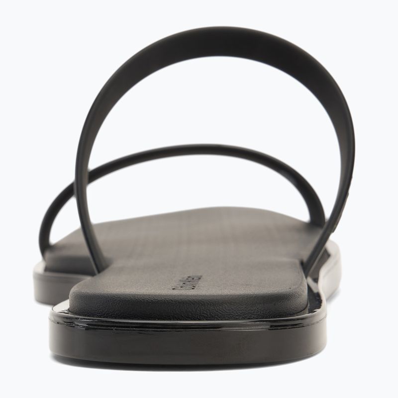 Papuci pentru femei Calvin Klein HW0HW02417 Double Bar Slide - Jelly black 6