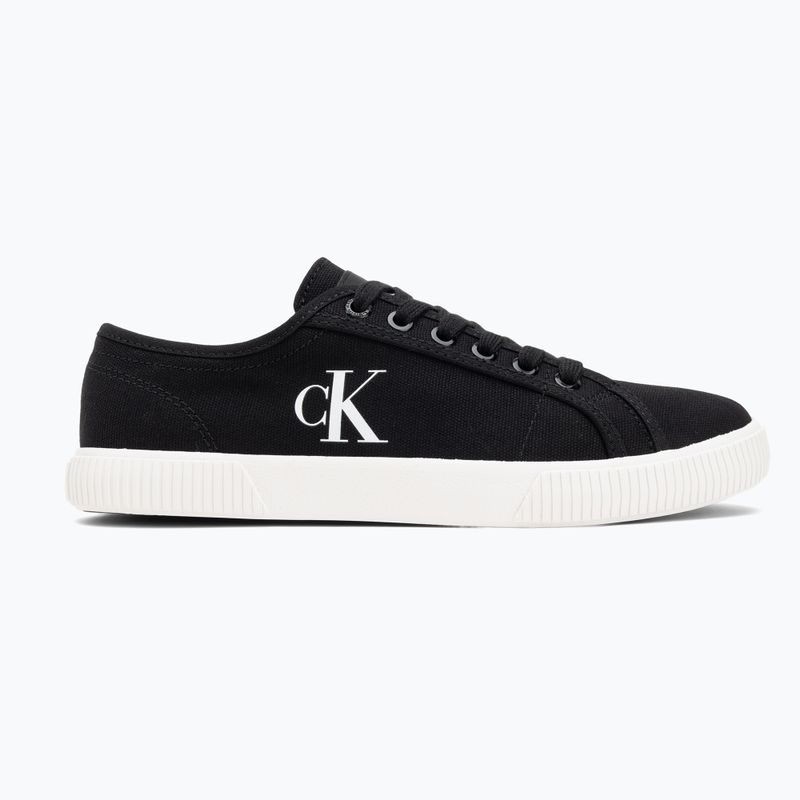 Încălțăminte pentru femei Calvin Klein YW0YW01762 Ess Vulc Low Cv Mg Wn black/bright white 2
