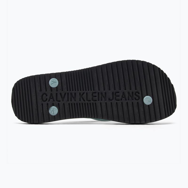 Încălțăminte pentru femei Calvin Klein YW0YW01719 Beach Sandal Monologo Tpu black/cloud blue 4