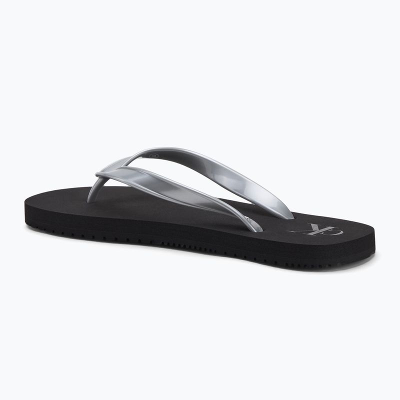 Încălțăminte pentru femei Calvin Klein YW0YW01719 Beach Sandal Monologo Tpu black/silver 2