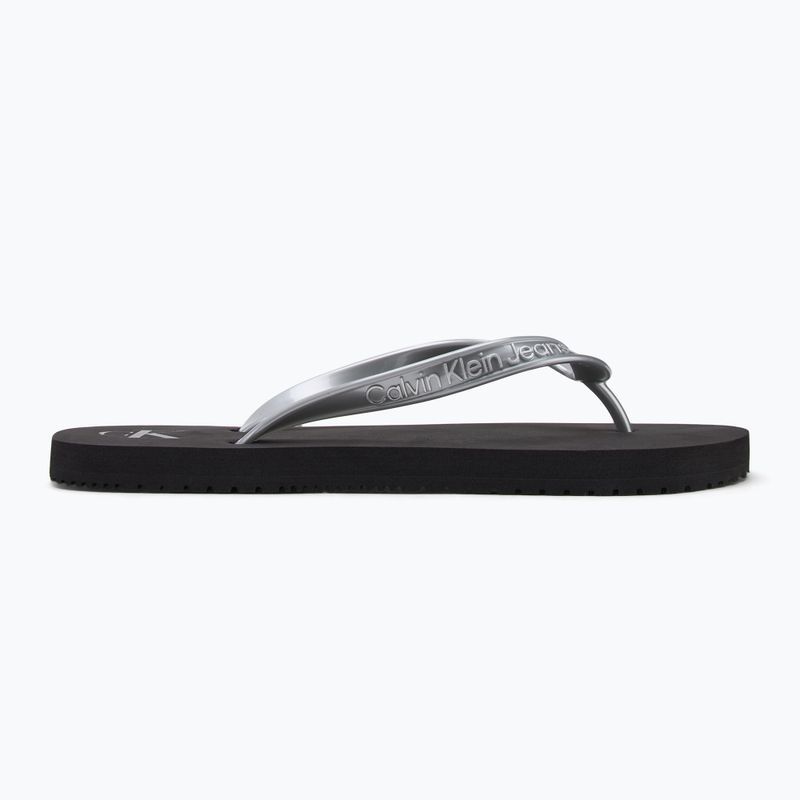Încălțăminte pentru femei Calvin Klein YW0YW01719 Beach Sandal Monologo Tpu black/silver 3