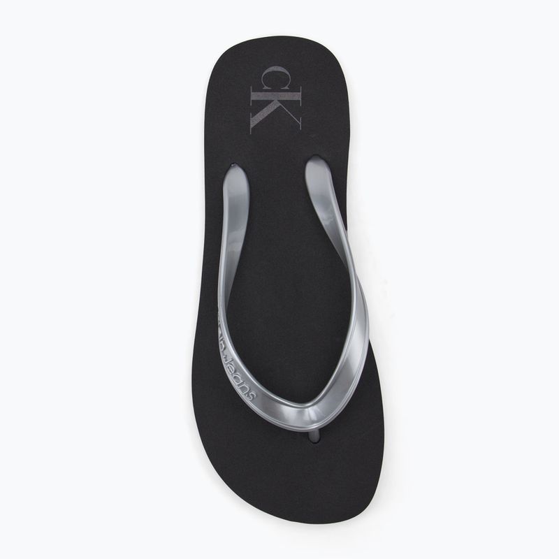 Încălțăminte pentru femei Calvin Klein YW0YW01719 Beach Sandal Monologo Tpu black/silver 5