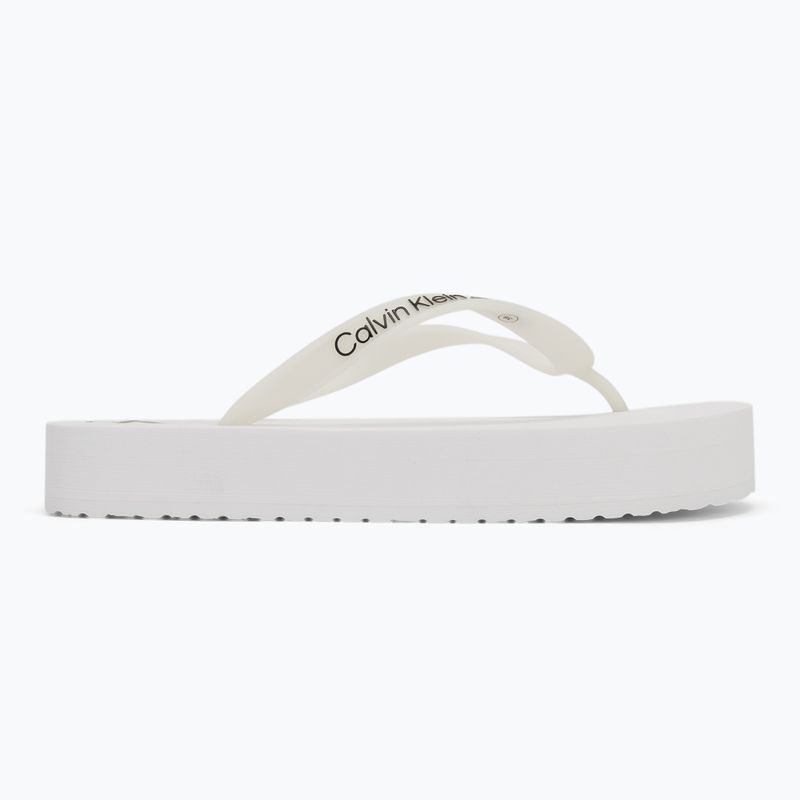 Încălțăminte pentru femei Calvin Klein YW0YW01830 Beach Sandal Flatform Tpu bright white/black 2