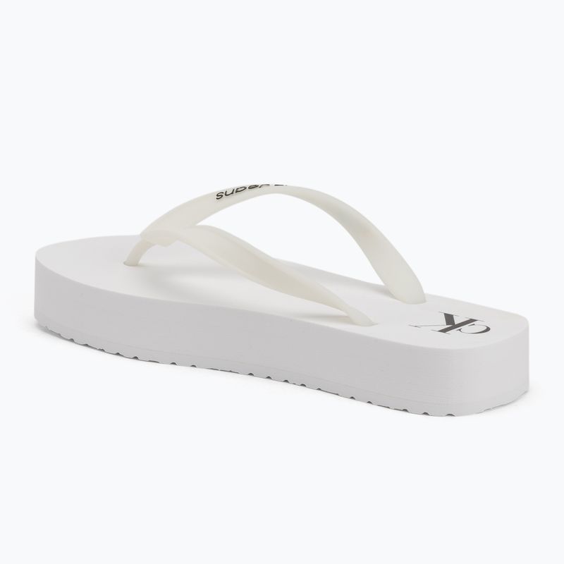 Încălțăminte pentru femei Calvin Klein YW0YW01830 Beach Sandal Flatform Tpu bright white/black 3