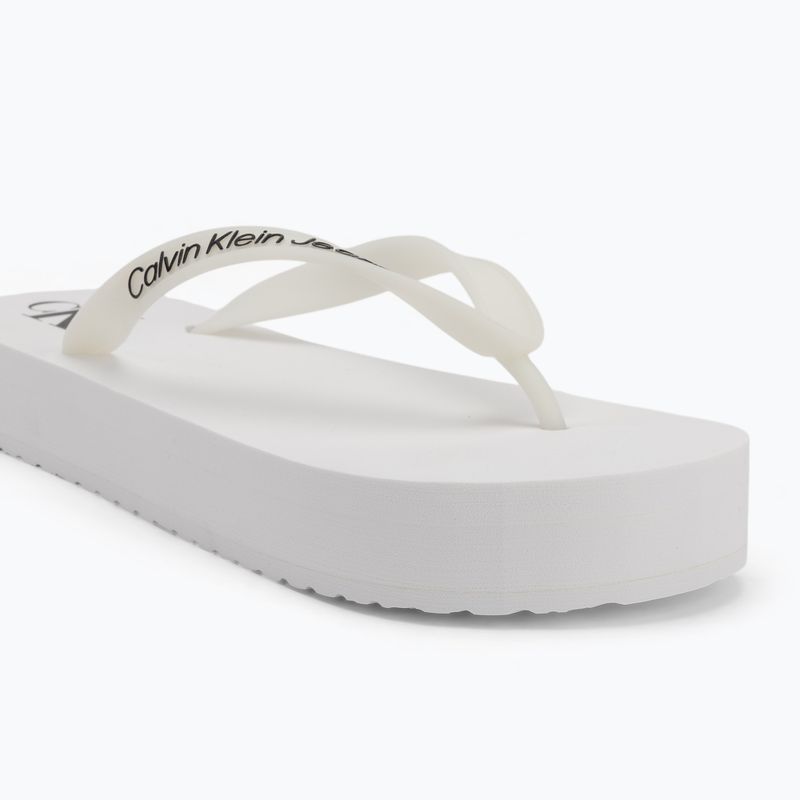 Încălțăminte pentru femei Calvin Klein YW0YW01830 Beach Sandal Flatform Tpu bright white/black 7