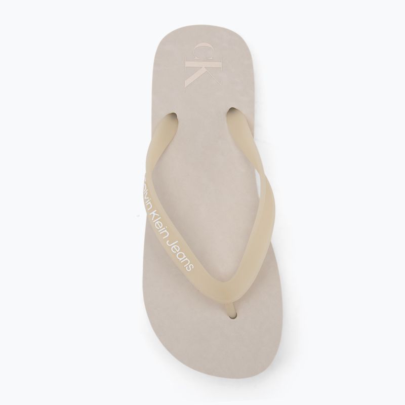 Încălțăminte pentru femei Calvin Klein YW0YW01830 Beach Sandal Flatform Tpu eggshell/bright white 5
