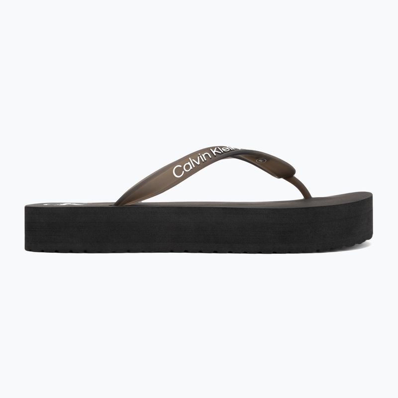 Încălțăminte pentru femei Calvin Klein YW0YW01830 Beach Sandal Flatform Tpu black/bright white 2