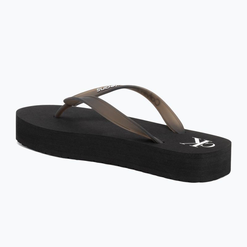 Încălțăminte pentru femei Calvin Klein YW0YW01830 Beach Sandal Flatform Tpu black/bright white 3