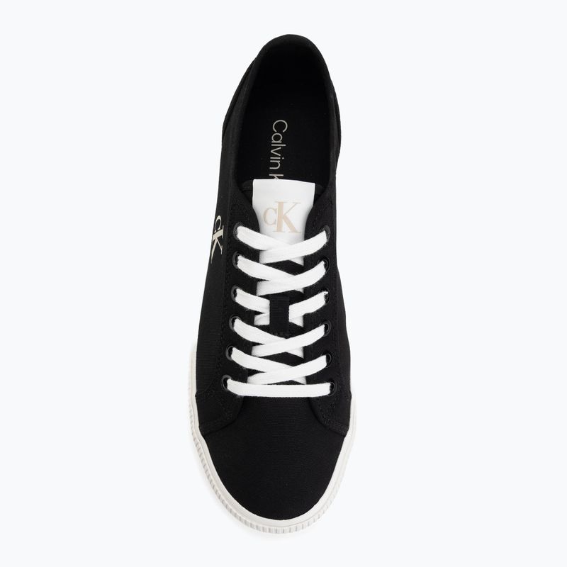 Teniși pentru bărbați Calvin Klein YM0YM01209 3 Ess Vulc Low Mg Canvas ck black/bright white 5