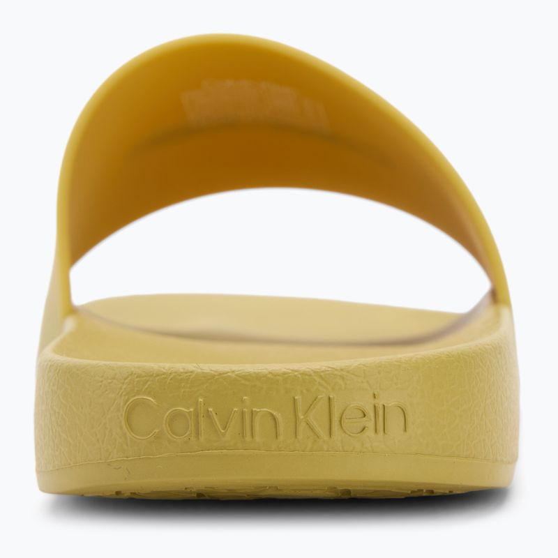 Papuci pentru bărbați  Calvin Klein HM0HM00455 Pool Slide Rubber avocado oil 6