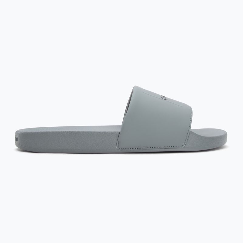 Papuci pentru bărbați Calvin Klein HM0HM01754 Pool Slide Ck Square granite road 2