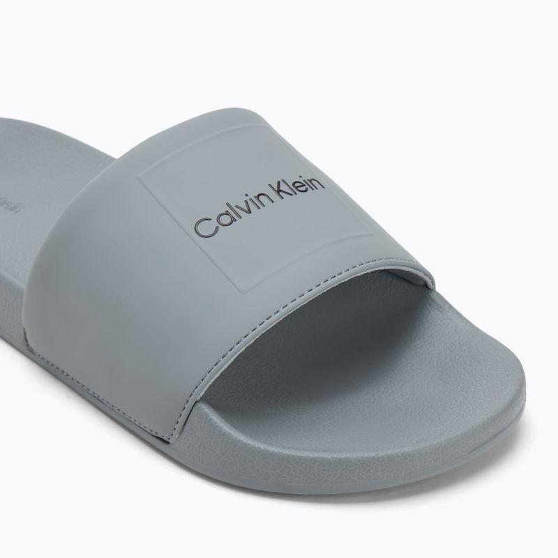 Papuci pentru bărbați Calvin Klein HM0HM01754 Pool Slide Ck Square granite road 7