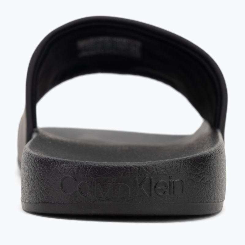 Papuci pentru bărbați Calvin Klein HM0HM01754 Pool Slide Ck Square black 6
