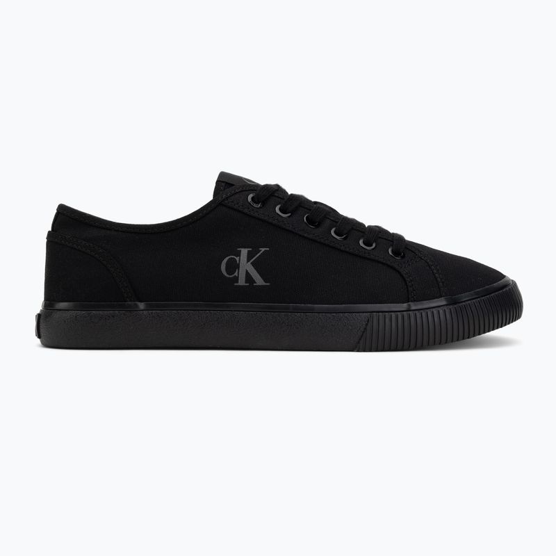 Teniși pentru bărbați Calvin Klein YM0YM01209 3 Ess Vulc Low Mg Canvas triple black 2