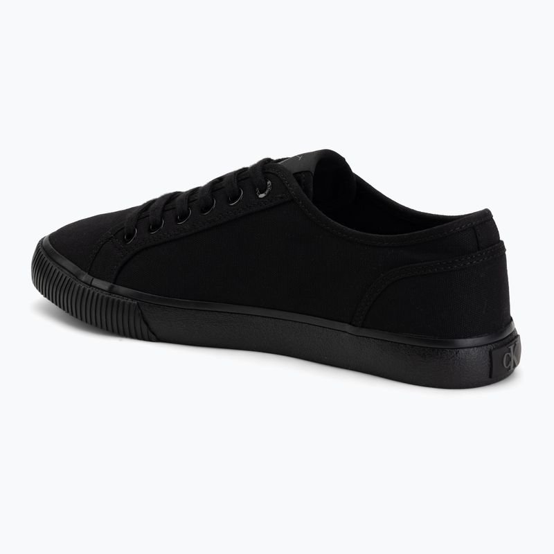 Teniși pentru bărbați Calvin Klein YM0YM01209 3 Ess Vulc Low Mg Canvas triple black 3