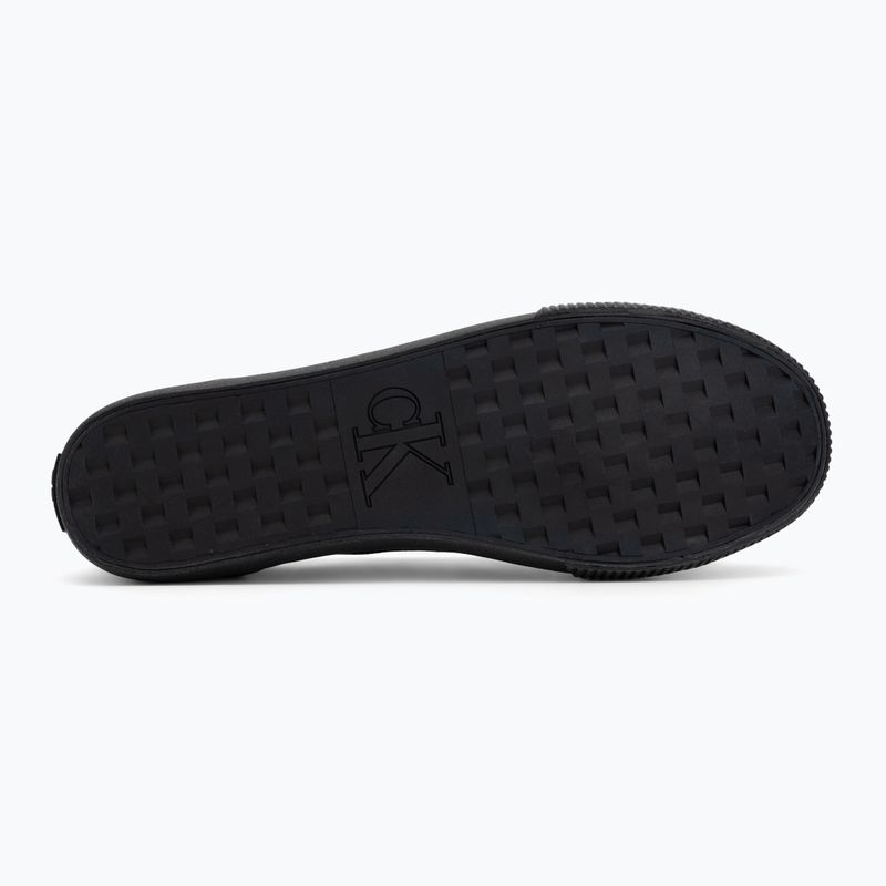 Teniși pentru bărbați Calvin Klein YM0YM01209 3 Ess Vulc Low Mg Canvas triple black 4