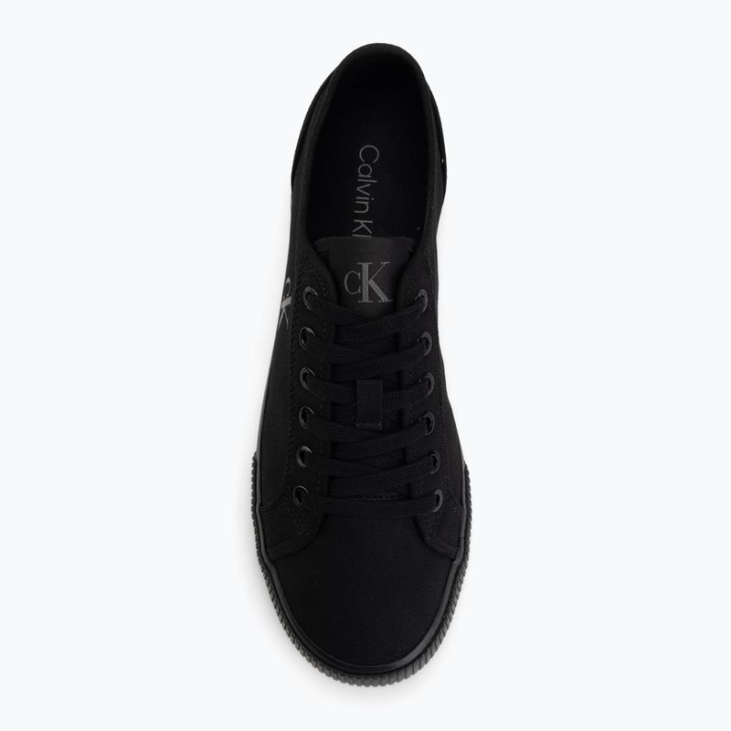 Teniși pentru bărbați Calvin Klein YM0YM01209 3 Ess Vulc Low Mg Canvas triple black 5